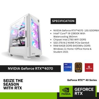 PC RAKITAN INTEL PixelPulse Enhanced-by Nvidia - Geforce RTX™ 4070