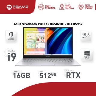 Asus Vivobook ProK6502HC - OLEDS952 | i9-11900H | RTX 3050 | Cool Silver