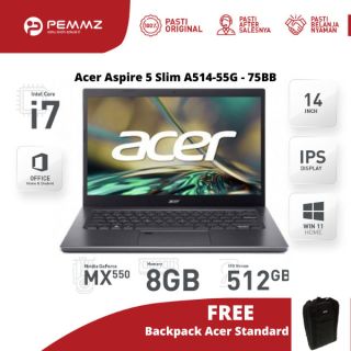 Acer Aspire A514-55G - 75BB | i7-1255U | 512GB | MX550 | GREY | W11