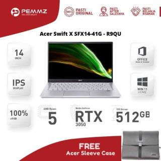 Acer Swift X SFX14-41G R9QU | R5-5500U | RTX3050 | SSD 512GB | Safari Gold