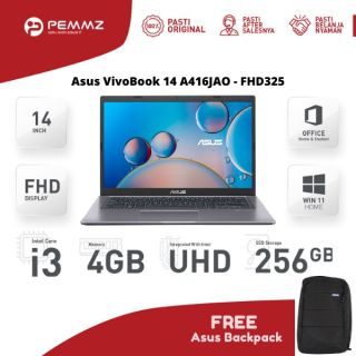 Asus VivoBook 14 A416JAO - FHD325 | i3-1005G1 | SSD 256GB | Slate Grey