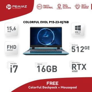 COLORFUL EVOL P15 23-HJ76B| i7-13620H | 512GB SSD | 16GB | RTX4060 | 144HZ