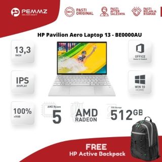 HP Pavilion Aero Laptop 13 - be0000AU | R5-5600U | SSD 512GB | SILVER 