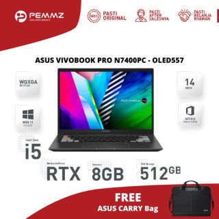 ASUS Vivobook Pro N7400PC - OLED557 | i5-11300H | SSD 512GB | W11 | COMET GREY
