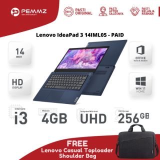 Lenovo Ideapad 3 14IML05 - PAID | i3-10110U | SSD 256GB | ABYSS BLUE