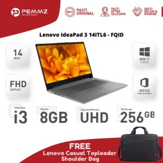 Lenovo IdeaPad 3 14ITL6 - FQID | CORE i3-1115G4 | SSD 256GB | ArctiGrey