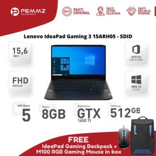 Lenovo IdeaPad Gaming 3 15ARH05 - SDID