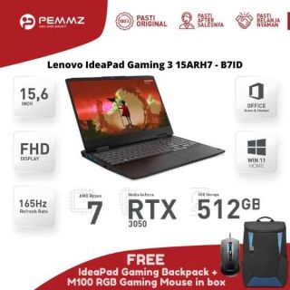 Lenovo Ideapad Gaming 3 15ARH7 - B7ID