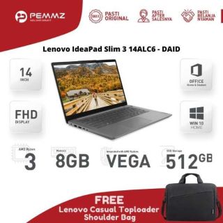 Lenovo IdeaPad Slim 3 14ALC6 - DAID | R3-5300U | SSD 512GB | ARTIC GREY