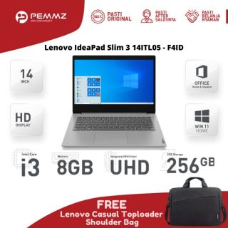 Lenovo IdeaPad 3 14ITL05 - F4ID | i3-1115G4 | SSD 256GB | Platinum Grey