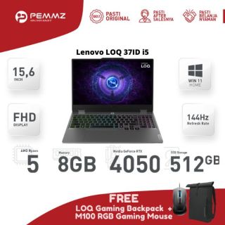 ⁠Lenovo LOQ 37ID | AMD Ryzen 5 8645HS | RTX 4050 | SSD 512GB | 8GB | AMD Ryzen 5 | 144Hz