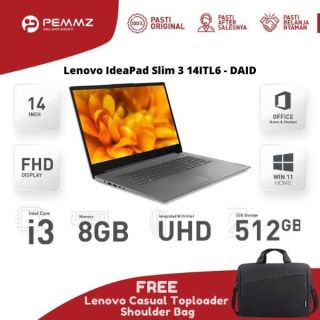 Lenovo IdeaPad 3 14ITL6 - DAID | CORE i3-1115G4 | SSD 512GB | Arctic Grey