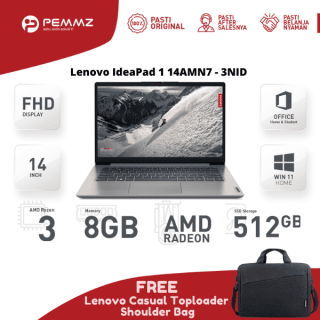 Lenovo IdeaPad 1 14AMN7 - 3NID | Ryzen 3 7320U | SSD 512GB | Cloud Grey
