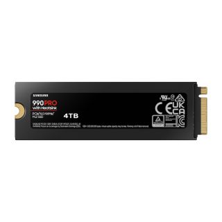 SAMSUNG SSD M.2 990 PRO PCIe 4.0 4TB w / Heatsink | MZ-V9P4T0CW