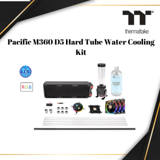 THERMALTAKE Pacific M360 D5 Hard Tube Water Cooling Kit | CL-W217-CU00SW-A 