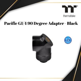 THERMALTAKE Pacific G1/4 90 Degree Adapter - Black | CL-W052-CU00BL-A