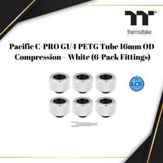 Thermaltake Pacific C-PRO G1/4 PETG Tube 16mm | WHITE | CL-W211-CU00WT-B
