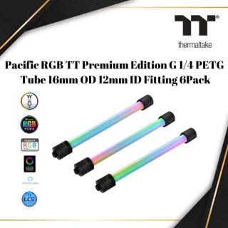 Thermaltake Pacific RGB Plus G1/4 PETG Tube | CL-W185-CU00BL-A 