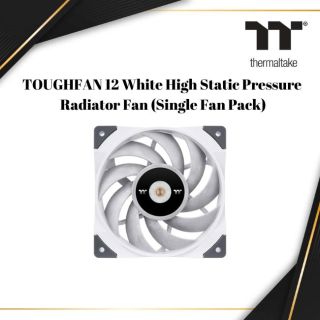 Thermaltake TOUGHFAN 12 Radiator Fan WHITE (Single Fan Pack) | CL-F117-PL12WT-A