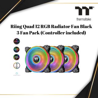 Thermaltake Fan Riing Quad 12 RGB 3 Pack | CL-F088-PL12SW-A