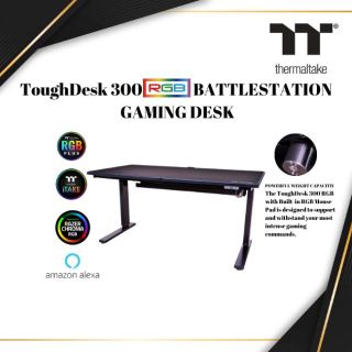 THERMALTAKE TOUGHDESK 300  Level 20 BattleStation RGB Gaming Desk | GGD-EDN-BKEINX-01