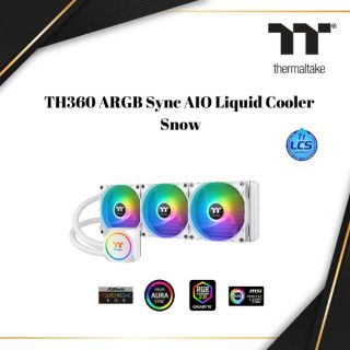 Thermaltake AIO Liquid Cooler TH360 ARGB | WHITE| CL-W302- PL12SW-A