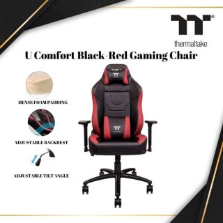Thermaltake U Comfort Black-Red Gaming Chair  |GGC-UCO- BRLWDS-01