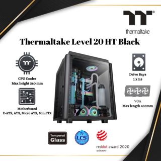 THERMALTAKE Level 20 HT black Edition | CA-1P6-00F1WN-00 