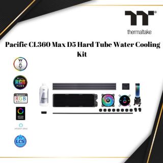 Thermaltake Pacific CL360 Max D5 Hard Tube Water | CL-W259-CU00SW-A