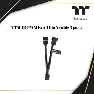 THERMALTAKE  TTMOD PWM Fan 4 Pin Y-Cable 3 Pack| AC-060-CO1OTN-F1