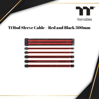 THERMALTAKE  TtMod Sleeved Cable | 300mm | red