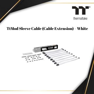 THERMALTAKE TtMod Sleeve Cable (Cable Extension) | White | AC-050-CN6NAN-A3