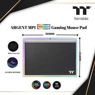 Thermaltake ARGENT MP1 RGB Gaming Mouse Pad| GMP-MP1- BLKHMC-01