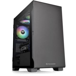 Thermaltake S100 Tempered Glass Micro Chassis | BLACK | CA-1Q9-00S1WN-00