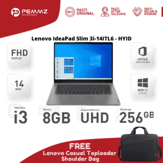 Lenovo ideapad Slim 3i-14ITL6 - HYID | i3-1115G4 | SSD 256GB | Arctic Grey